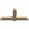 Ekena Millwork Eugene Rough Sawn Timber Gable Bracket, Douglas Fir, 48"W x 24"H x 4"D x 6"F, 12/12 Pitch GBW048X24X0406EUG00RDF - alternate 3